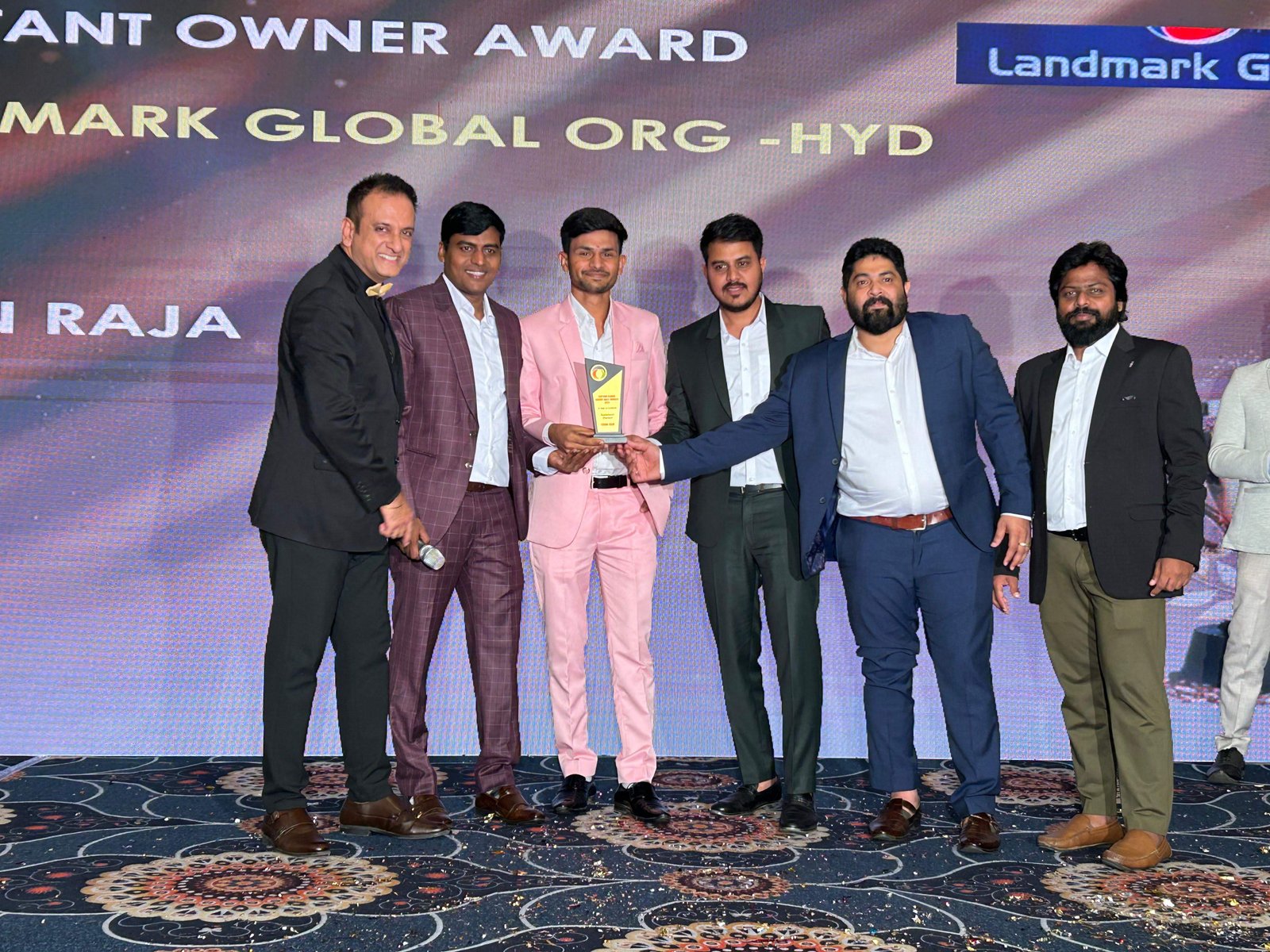 On stage with our partners